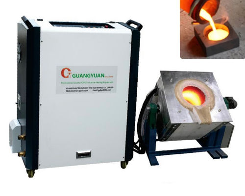 Tiết kiệm năng lượng Lò nung kim loại cảm ứng để nấu chảy vàng đồng bạc
